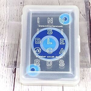 Kikkerland Playing Cards Invisible 